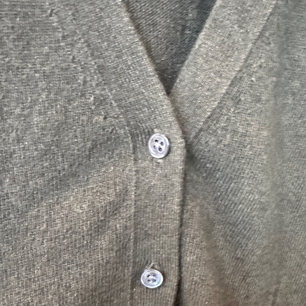 Banana Republic Olive Cardigan - Picture 3 of 5
